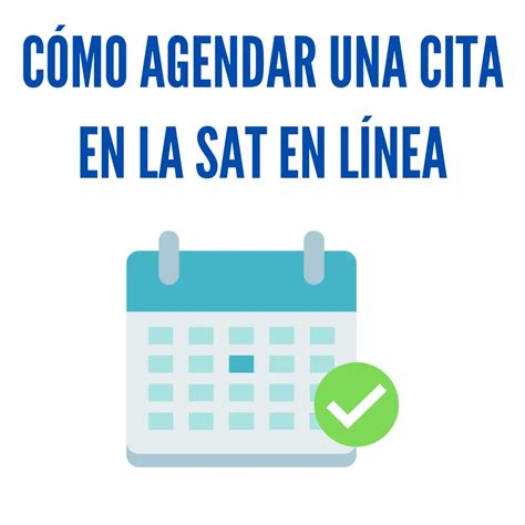 crear cita sat|Agenda una cita